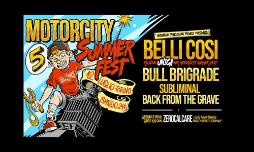 Motorcity Summer Fest, la quinta edizione allo Spazio211 di Torino sabato 12 luglio 2025